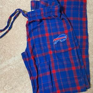 Women’s NFL Blue and Red Plaid Pajama pants